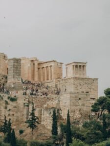 Atina Akropolis, Yunanistan vizesi başvurusu için sembolik görsel