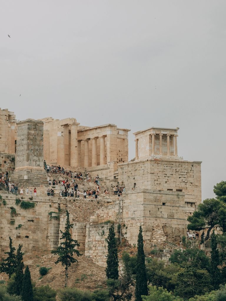 Atina Akropolis, Yunanistan vizesi başvurusu için sembolik görsel